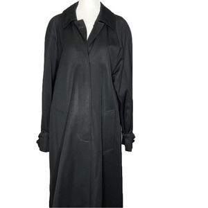 Aquascutum of London Made in England  Black Trench Coat
